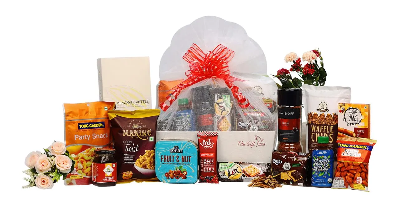 Coffee and Savouries Gift Hamper 1 Coffee and Savouries Gift Hamper