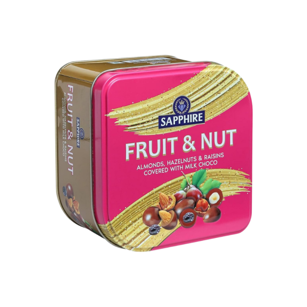 Sapphire Fruit & Nut Chocolate Covered with Milk Choco-90g