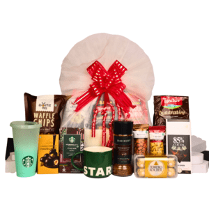 Premium Coffee , Starbucks Tumbler & Chocolates Gift Hamper