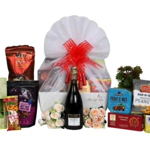 The Gift Tree Sparkling Juice & Snacks Gift Hamper for Family & Festivals