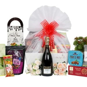 Sparkling Juice and Snacks Hamper