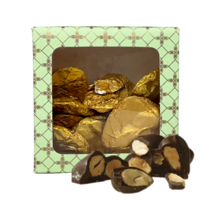 Binge Bites Premium Dark Almond Rocks Chocolate-100g