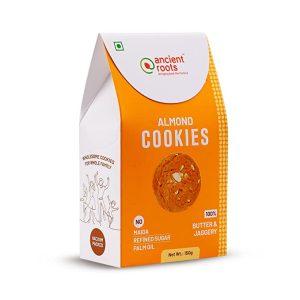 Ancient roots Almond cookies made with white butter & Jaggery 150 g