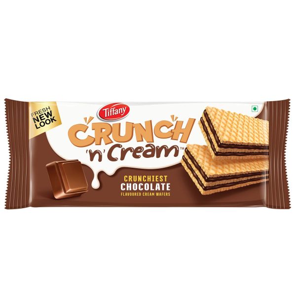 Tiffany Flavoured Cream Waffers 65g