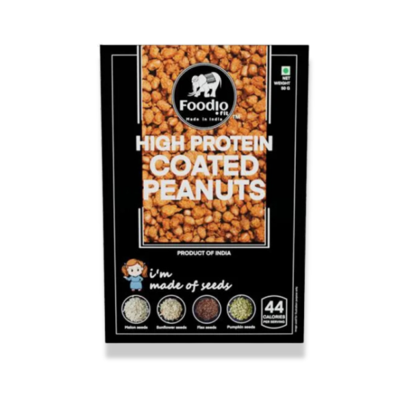 Foodio.fit High Protein Coated Peanuts -50g Box
