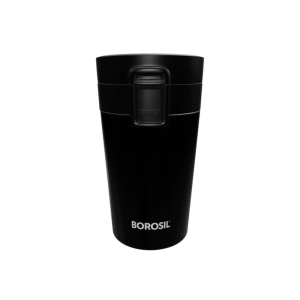 Borosil Coffee Mate Double Wall Steel Travel Mug In High Gloss 300ml