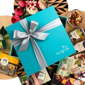 Healthy Breakfast Hamper with Herbal Tea, Mix Dry Fruits & Mix Vegetable Chips