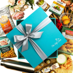 Scented Candle, Borosil SS Bottle & Cookies Gift Hamper