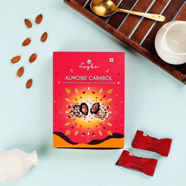 Loyka Carabol- Almond Chocolate 77g