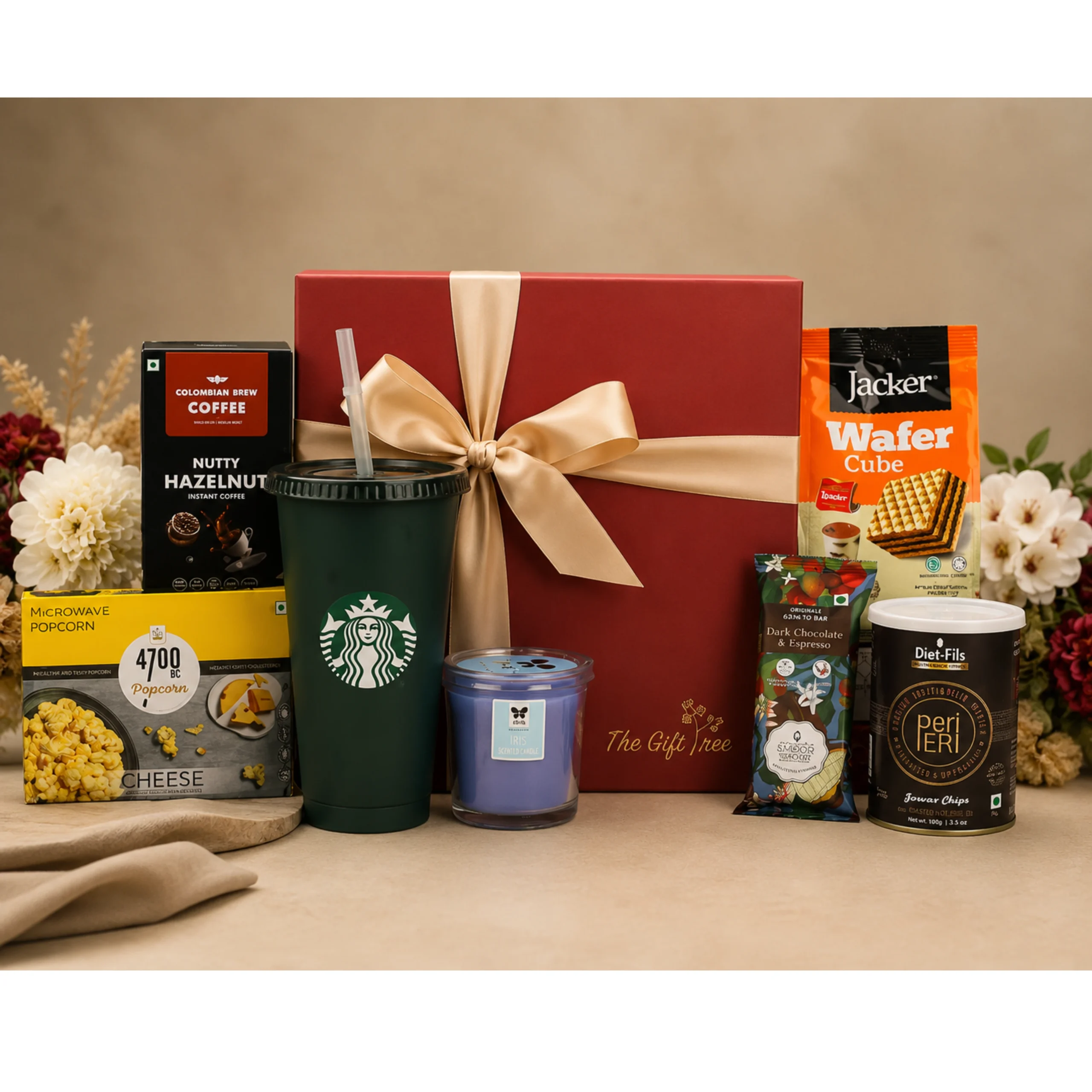 The Gift Tree Premium Starbucks Tall Tumbler Coffee & Snacks Gift Hamper for Men, Women & Corporate 1 The Gift Tree Premium Starbucks Tall Tumbler Coffee & Snacks Gift Hamper for Men, Women & Corporate
