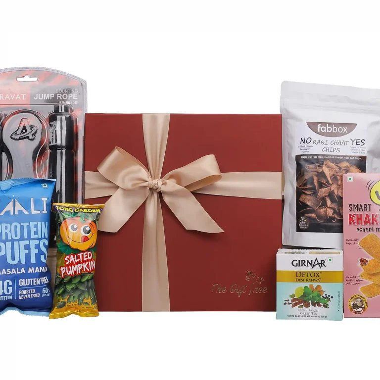 Herbal Tea Gift Hamper with Skipping Rope Gift Box 1 Herbal Tea Gift Hamper with Skipping Rope Gift Box