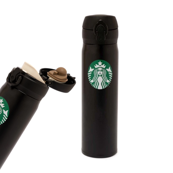 Starbucks Thermos One Push Tumbler Black 500ML