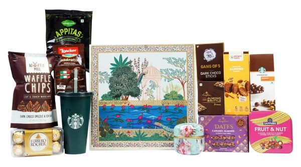 The Gift Tree Christms Gift Hamper | Chocolates Hamper Box | Sipper & Scented Candle | Gifts For Christmas, New Year, Family, Friends, Corporate Office, Clients - Image 2