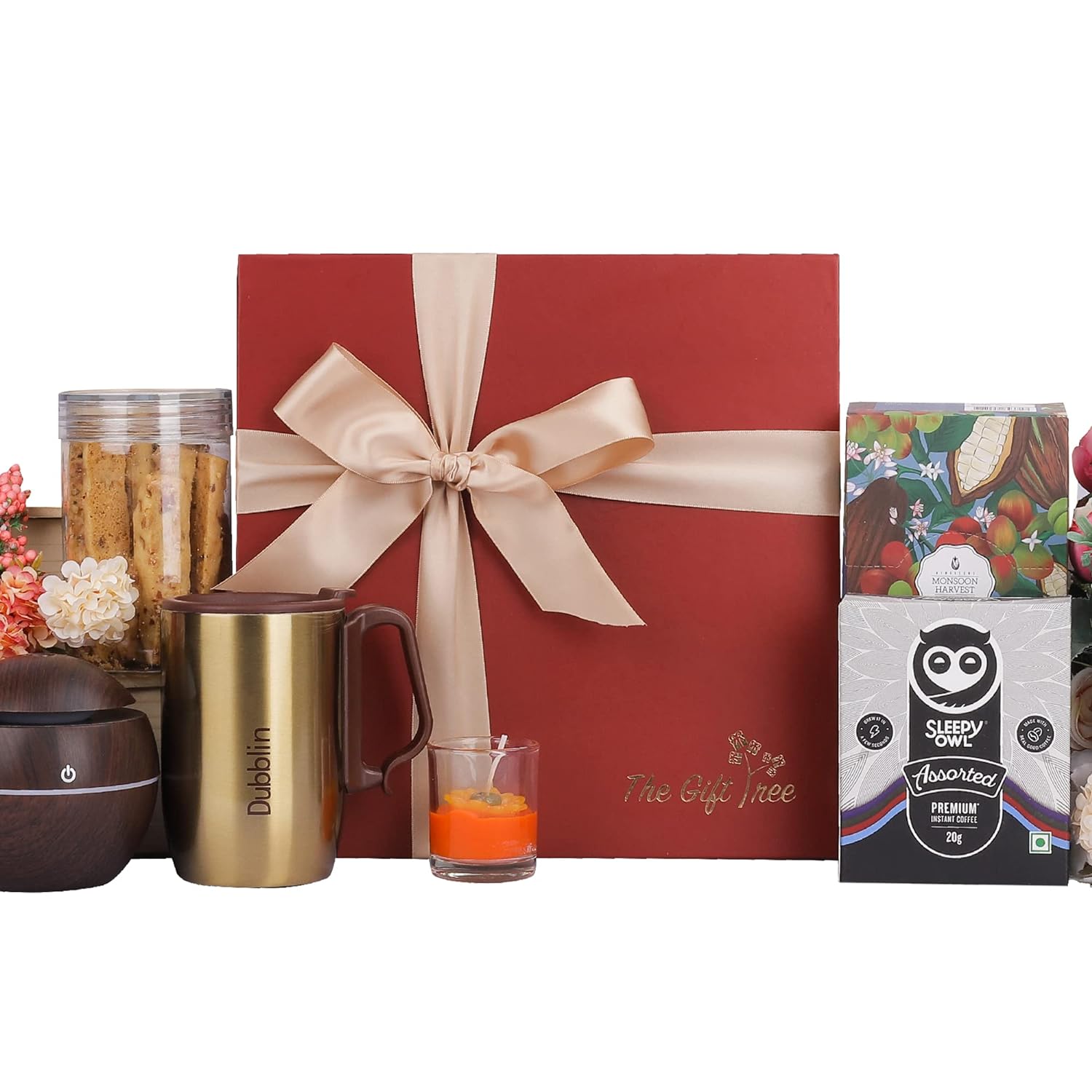 The Gift Tree Humidifier and Healthy Snacks Diwali Gift Hamper | Gift for Birthday, Friends, Corporate, Clients, Men & Women 2 The Gift Tree Humidifier and Healthy Snacks Diwali Gift Hamper | Gift for Birthday, Friends, Corporate, Clients, Men & Women - Image 2