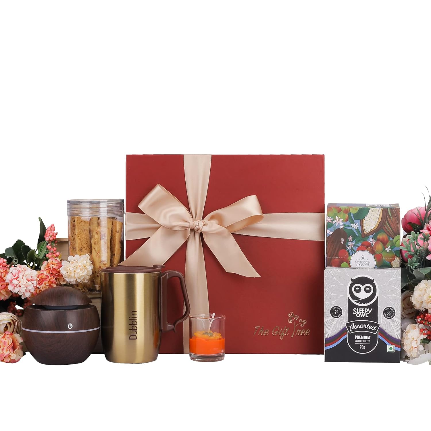 The Gift Tree Humidifier and Healthy Snacks Diwali Gift Hamper | Gift for Birthday, Friends, Corporate, Clients, Men & Women 1 The Gift Tree Humidifier and Healthy Snacks Diwali Gift Hamper | Gift for Birthday, Friends, Corporate, Clients, Men & Women