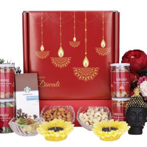 The Gift Tree Diwali Dry Fruits & Candles Gift Hamper | Gift For Festival Celebration, Friends, Corporate Office, Clients, Family