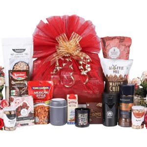The Gift Tree Ultimate Good Things Gift Hamper | Coffee, Travel Mug, Humidifier, Candle, Dry Fruits & Nuts | Gift For Festival Celebration, Friends, Corporate Office, Clients, Family