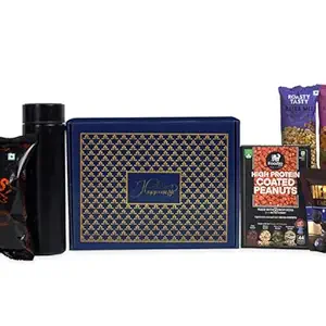 LED Tempreature Bottle & Healthy Snacks Hamper