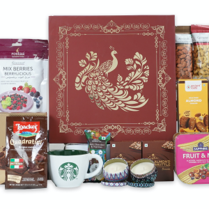 Starbucks Mug, Dry Fruits & Chocolates Hamper