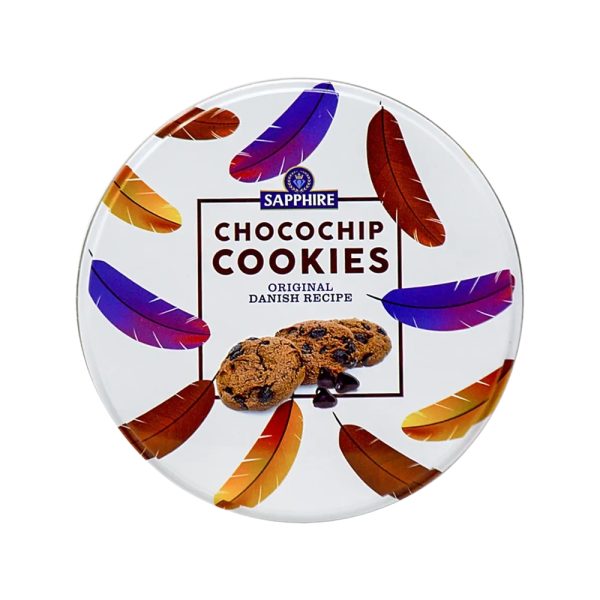 Sapphire Choco Chip Cookies in premium Tin packaging 150g