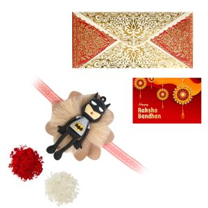 The Gift Tree Batman Kids Cartoon Rakhi For Brother With Roli, Chawal and Beautiful greeting card | Premium Rakhi for Men, Kids & Boys
