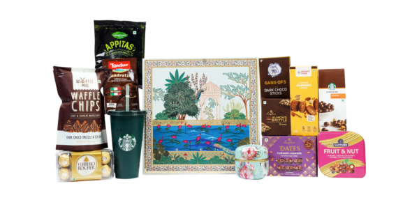 The Gift Tree Christms Gift Hamper | Chocolates Hamper Box | Sipper & Scented Candle | Gifts For Christmas, New Year, Family, Friends, Corporate Office, Clients