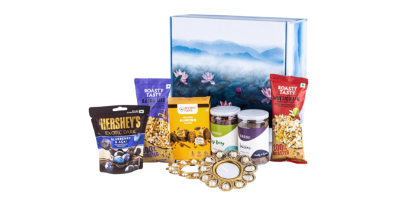 The Gift Tree Diwali Gift Hamper, Diwali Goodies Gift Hamper, Diwali Dry Fruits And Chocolates, Diwali Diya And Snacks Combo Box, Diwali Hamper For Family, Friends, Corporate Office