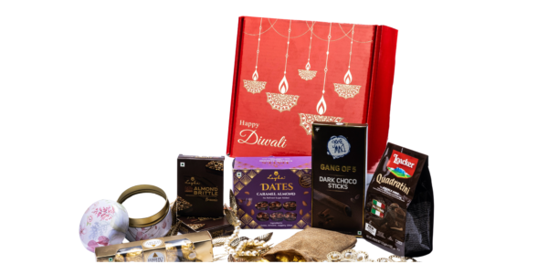 The Gift Tree Diwali Gift Hamper, Diwali Chocolates And Candles Hamper Box, Premium Chocolates With Scented Candles, Diwali Diya And Toran Hamper, Diwali Hamper For Family, Friend, Corporate Office