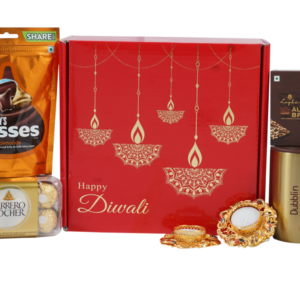 The Gift Tree Diwali Gift Hamper, Diwali Premium Coffee With Coffee Travel Mug, Diwali Diya Set Of 2 With Scented Candles, Diwali Hamper For Family, Friend, Corporate Office, Clients