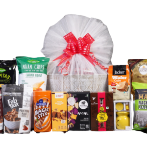 The Gift Tree Gift Hamper, Namkeen & Snacks Hamper Box, Luxury Gift Basket With Chocolates For Christmas, Gift For Christmas, New Year, Family, Friends, Clients