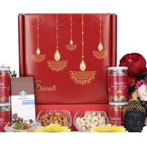 The Gift Tree Diwali Dry Fruits & Candles Gift Hamper | Gift For Festival Celebration, Friends, Corporate Office, Clients, Family