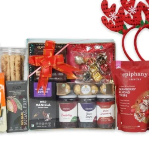 The Gift Tree Gift Hamper | Christmas Dark Vanilla Coffee & Breakfast Hamper | Gifts For Christmas, New Year, Family, Friends, Clients