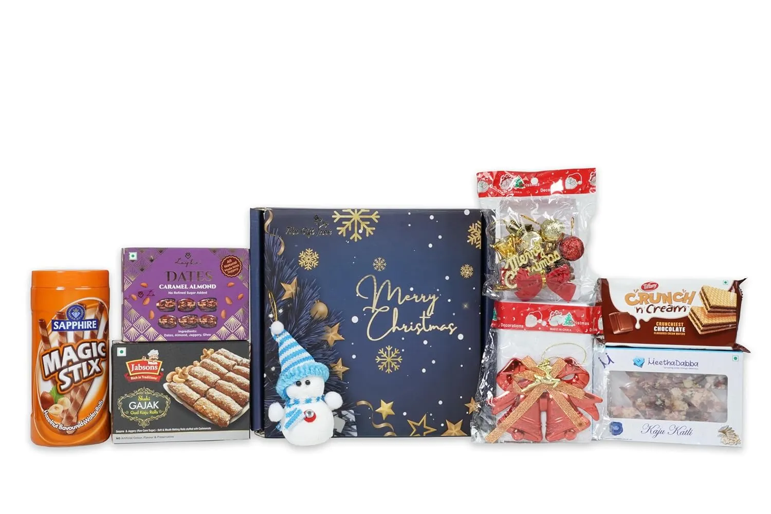 The Gift Tree Gift Hamper | Christmas All Things Sweet & Goodies Hamper Box | Gifts For Christmas , New Year, Family, Friends, Clients 1 The Gift Tree Gift Hamper | Christmas All Things Sweet & Goodies Hamper Box | Gifts For Christmas , New Year, Family, Friends, Clients