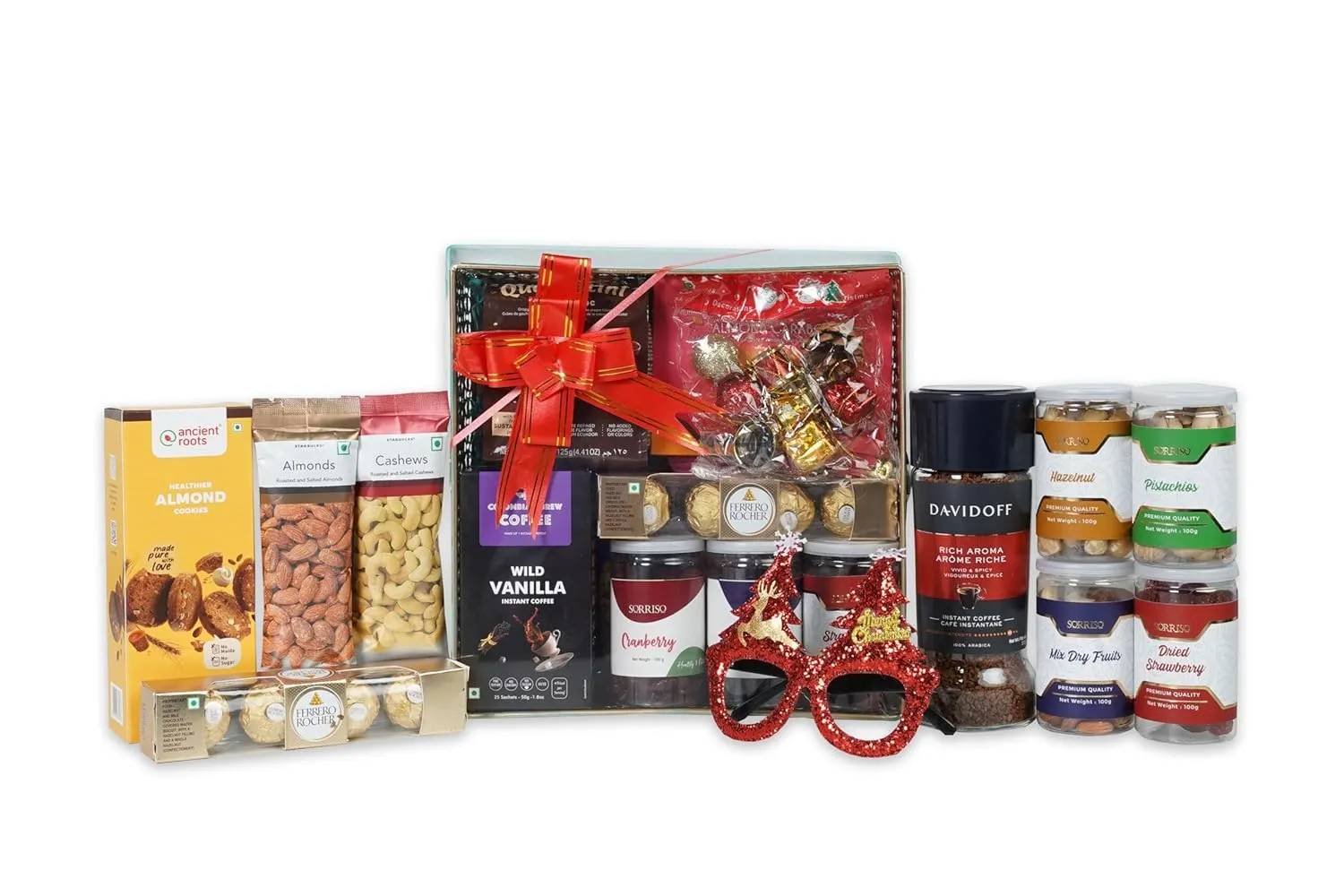 The Gift Tree Gift Hamper | Christmas Coffee & Dry Fruits Hamper | Gifts For Christmas, New Year, Family, Friends, Clients 1 The Gift Tree Gift Hamper | Christmas Coffee & Dry Fruits Hamper | Gifts For Christmas, New Year, Family, Friends, Clients