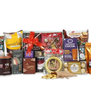 The Gift Tree Gift Hamper | Christmas Chocolates & Crackers Hamper Box | gifts For Christmas, New Year, Family, Friends, Clients