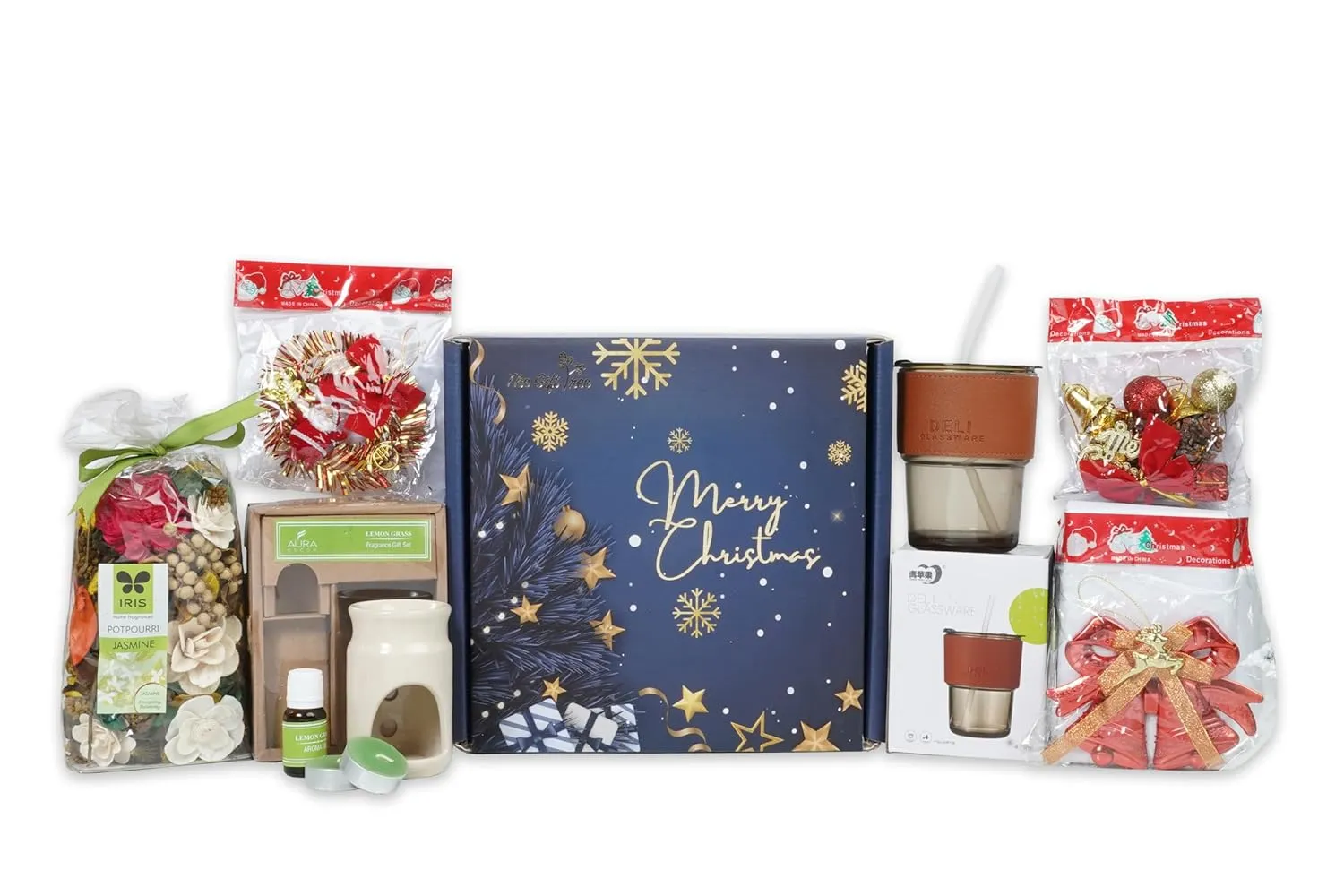 The Gift Tree Gift Hamper | Christmas All Utility & Decor Hamper Box | Gifts For Christmas, New Year, Family, Friends, Clients 1 The Gift Tree Gift Hamper | Christmas All Utility & Decor Hamper Box | Gifts For Christmas, New Year, Family, Friends, Clients