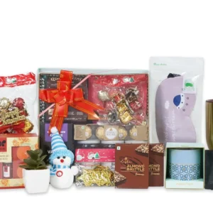 The Gift Tree Gift Hamper | Christmas Goodies & Scented Candle With Rose Oil Burner Set | Gifts For Christmas, New Year, Family, Firends, Clients