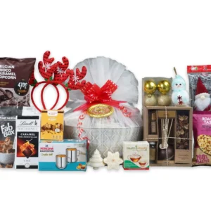The Gift Tree Gift Hamper | Christmas Goodies & Healthy Snacks Hamper Basket | Gifts For Christmas, New Year, Family, Friends, Clients