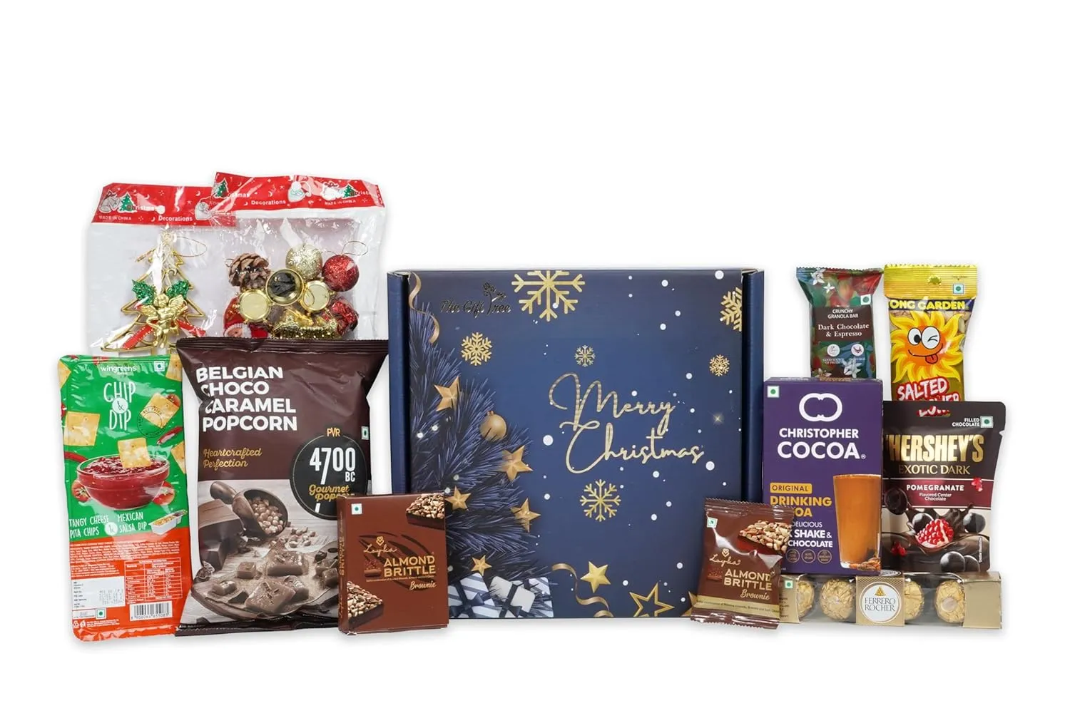 The Gift Tree Gift Hamper | Christmas Chocolates Snacks Gift Hamper | Gifts For Christmas, New Year, Family, Friends, Clients 1 The Gift Tree Gift Hamper | Christmas Chocolates Snacks Gift Hamper | Gifts For Christmas, New Year, Family, Friends, Clients