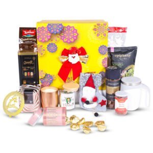 The Gift Tree Cocoa & Candle Fragrance Set | Perfect Corporate Christmas Gift for Employees & Staff | A Holiday Experience of Warmth