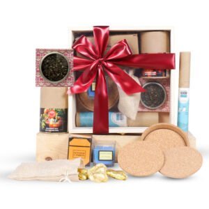 The Gift Tree Eco Friendly Tea Coaster Set | Perfect Christmas Gift for Employees & Staff | Sustainable Holiday Cheer
