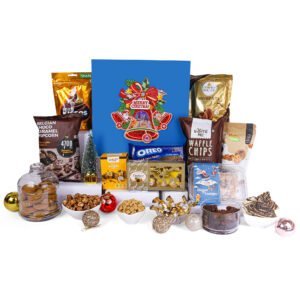 The Gift Tree Gingerbread Plum Cake & Chocolate Treat Box | Classic Corporate Christmas Gift for Employees & Staff | Holiday Special Treats