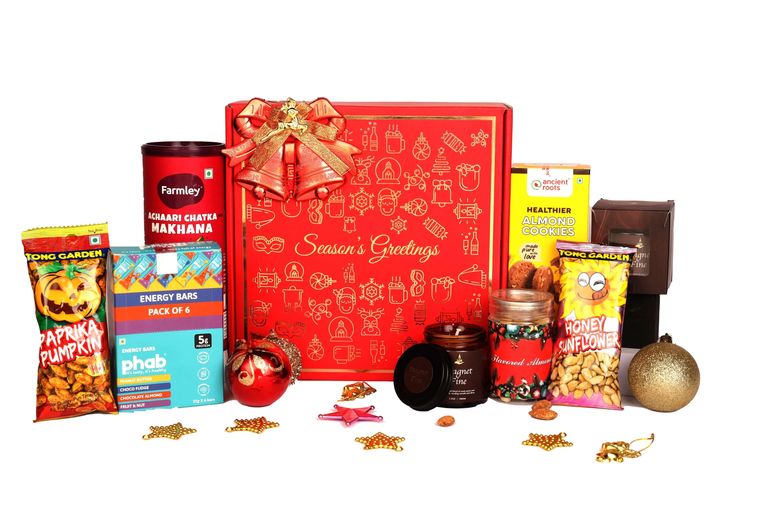 The Gift Tree Chocolate & Snacks Gift Box | Premium Christmas Corporate Gift | A Unisex Festive Gift Option 1 The Gift Tree Chocolate & Snacks Gift Box | Premium Christmas Corporate Gift | A Unisex Festive Gift Option