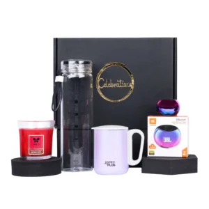 The Gift Tree Bottle, Mug, Aroma & Music Gift Hamper Gift Boxes & Hampers for Employees, Family, Friends, Men and Women