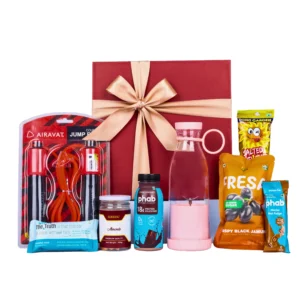 The Gift Tree Smoothie Juice Blender & Fitness Essentials Set Gift Boxes & Hampers for Employees, Family, Friends, Men and Women