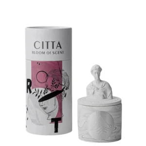 CITTA Black Luxury Scented Candle In Metal Jar