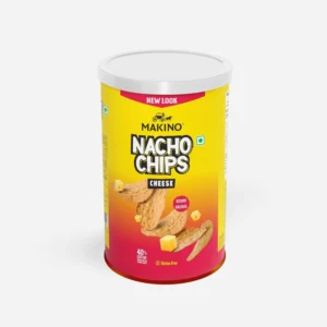 Makino Flavoured Nacho Chips in tin Packaging