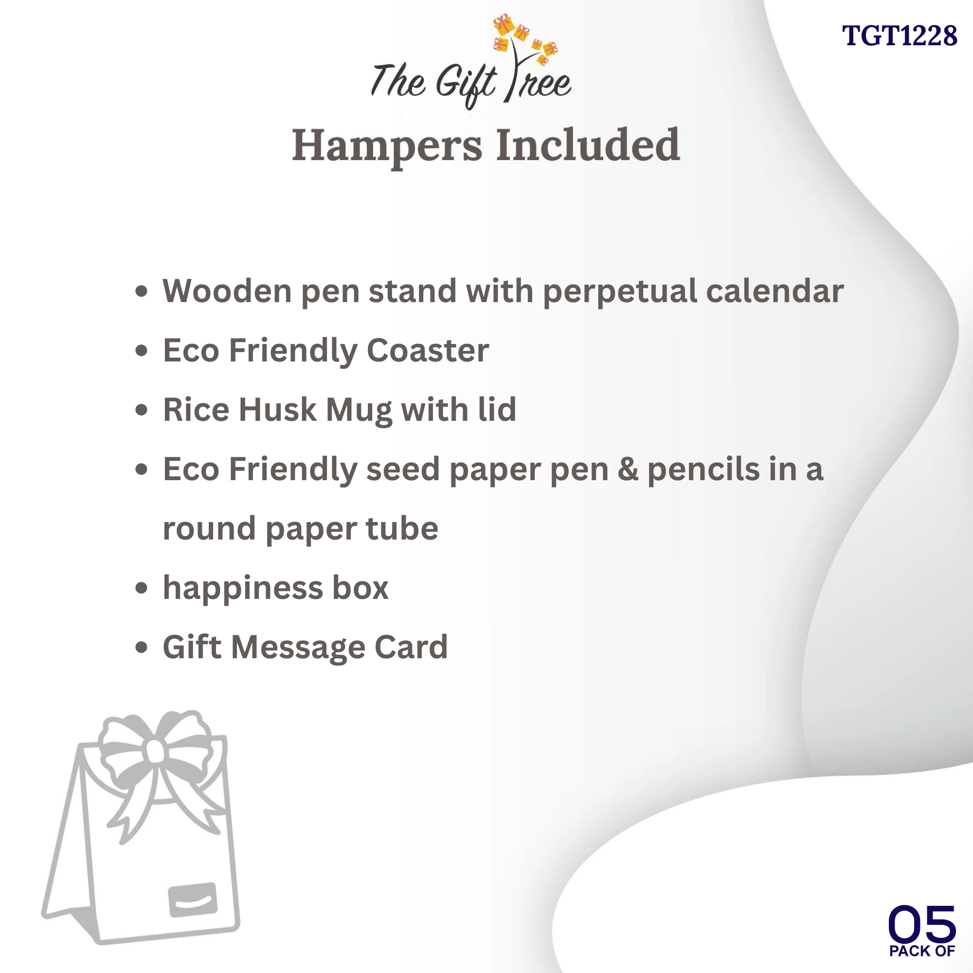 The Gift Tree Eco-Friendly Cup & Coaster with Stationery Set Gift Boxes & Hampers for Employees, Family, Friends, Men and Women 4 The Gift Tree Eco-Friendly Cup & Coaster with Stationery Set Gift Boxes & Hampers for Employees, Family, Friends, Men and Women - Image 4