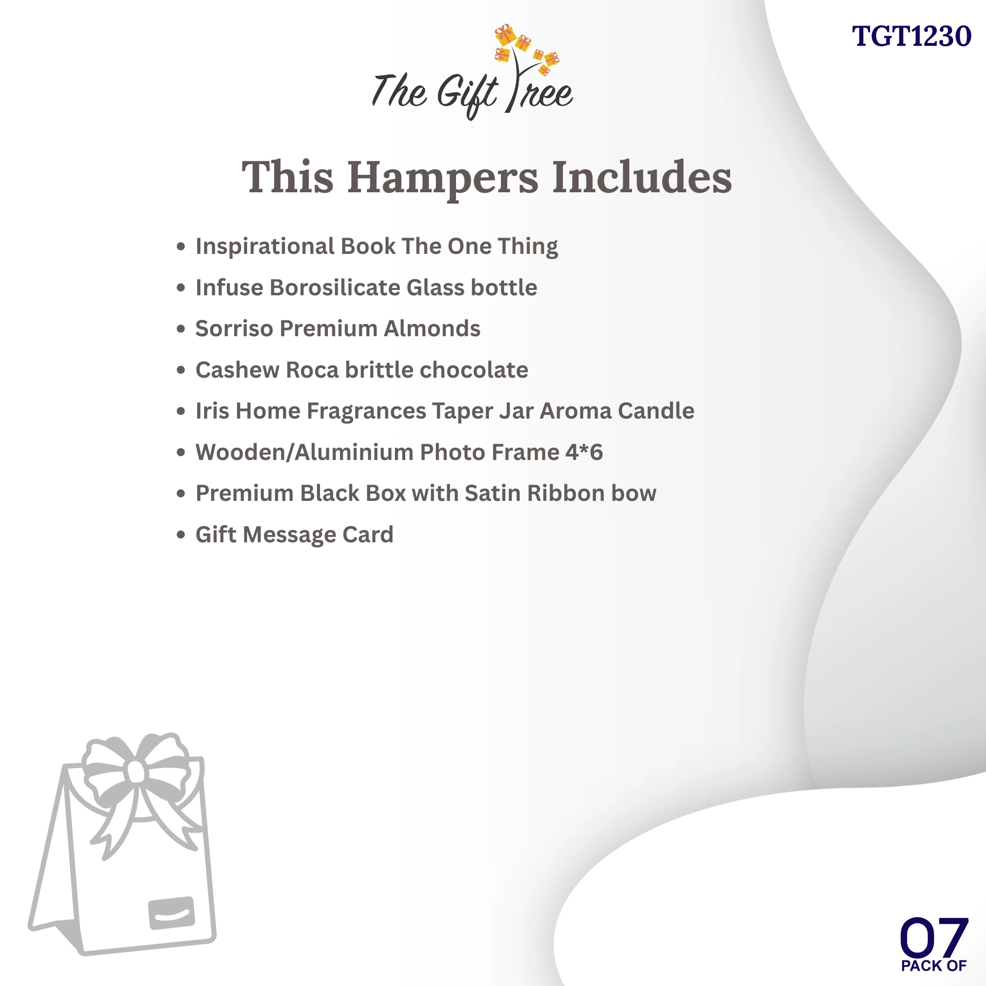 The Gift Tree Glass Bottle with Candle & Book Wellness Set Gift Boxes & Hampers for Employees, Family, Friends, Men and Women 4 The Gift Tree Glass Bottle with Candle & Book Wellness Set Gift Boxes & Hampers for Employees, Family, Friends, Men and Women - Image 4