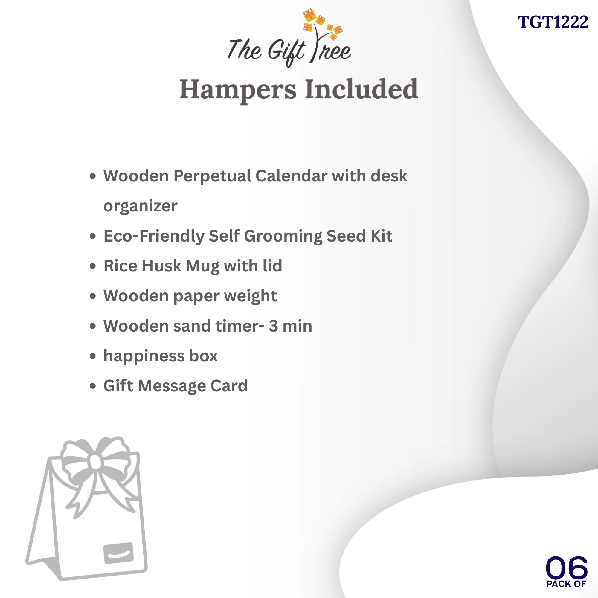 The Gift Tree Eco-Friendly Desk Organizer Essentials Kit Gift Boxes & Hampers for Employees, Family, Friends, Men and Women 4 The Gift Tree Eco-Friendly Desk Organizer Essentials Kit Gift Boxes & Hampers for Employees, Family, Friends, Men and Women - Image 4